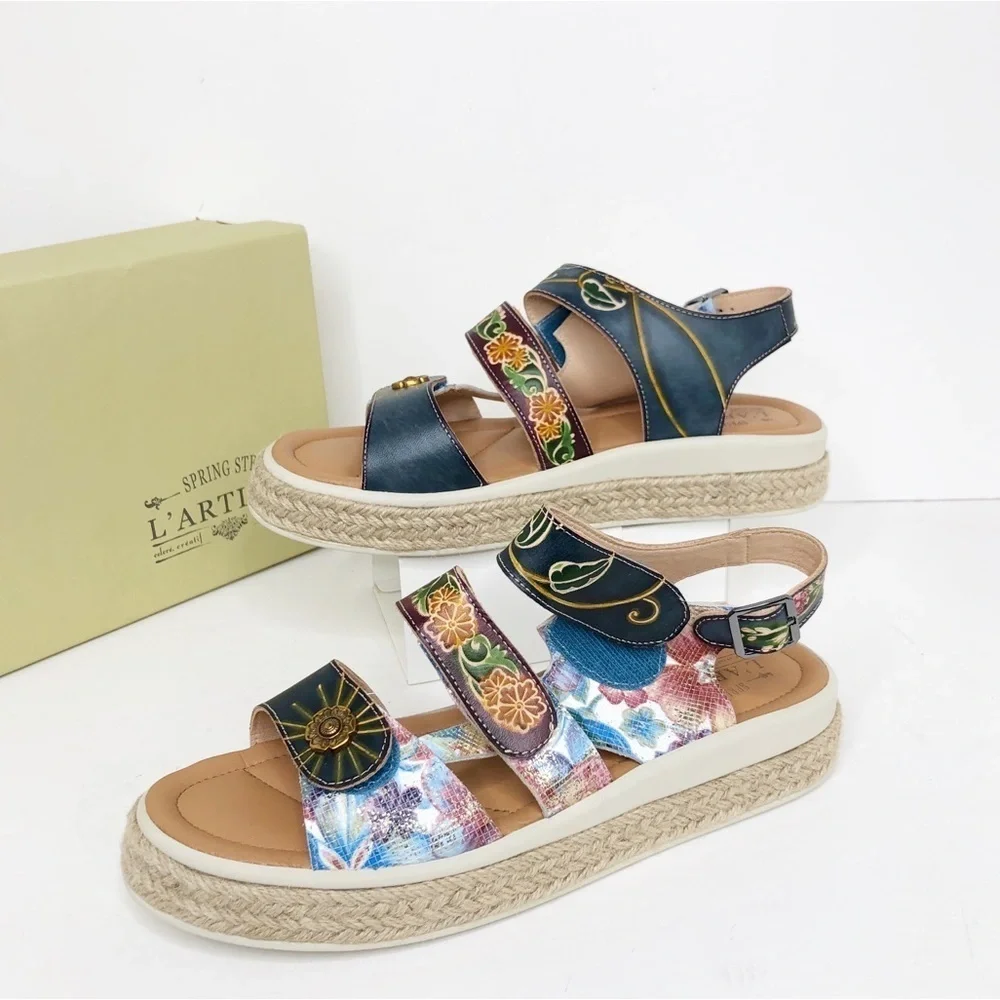 L Artiste Yahima espadrille, Boho platform sandal